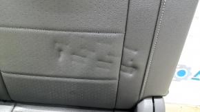 Задний ряд сидений 3 ряд VW Tiguan 18- кожа черный, нет заглушки, примят