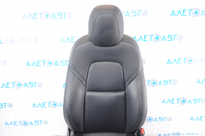 Пасажирське сидіння Tesla Model Y 20- з airbag, електро, шкіра чорна, з підігрівом, з натягувачем, потертості