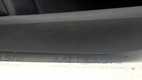 Обшивка двери карточка передняя правая Ford Edge 19-23 черная, SEL, царапины