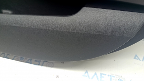 Обшивка двери карточка передняя правая Ford Edge 19-23 черная, SEL, царапины