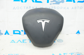 Подушка безопасности airbag в руль водительская Tesla Model Y 20- черн