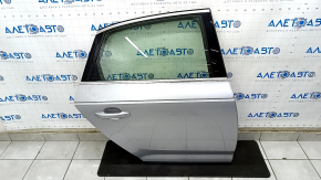 Дверь в сборе задняя правая Audi A4 B9 17-19 серебро LZ7G, keyless, царапины на молдинге, тычка