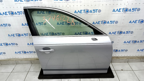 Дверь в сборе передняя правая Audi A4 B9 17-19 серебро LZ7G, keyless, тычка
