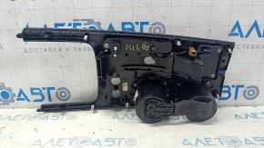 Накладка центральной консоли с подстаканниками Nissan Pathfinder 13-20 fwd, под дерево, мелкие царапины