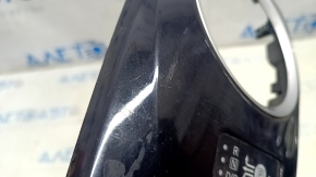 Накладка шифтера КПП Nissan Leaf 13-17 чорний глянець, B MODE подряпини