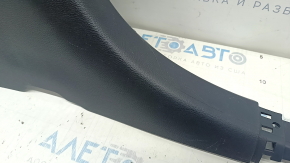 Накладка центральної стійки нижня ліва Ford Edge 15- чорний, подряпини, побілів пластик