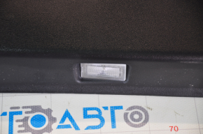 Обшивка двери карточка передняя правая Tesla Model Y 20- кожа черн, с подсветкой, накладки глянец, с вставкой замш с управ стеклоподъемником с кнопкой открытия двери царапины