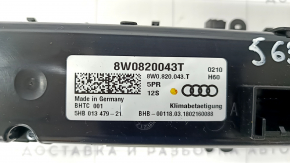 Управление климат-контролем Audi A4 B9 17- с подогревом, потерт