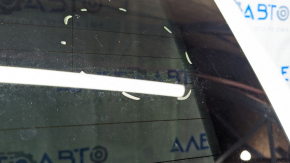 Дверь багажника голая со стеклом Tesla Model Y 20- белый PPSW, со стоп сигналом, царапины на стекле, вмятина