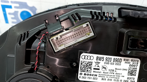 Щиток приборов Audi A4 B9 17- большой дисплей, 67к, царапины