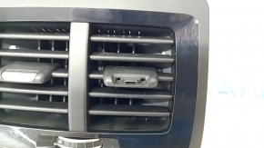 Дефлектор воздуховода центральной консоли BMW X3 G01 18-21 черный глянец, царапины, отсутствует фрагмент
