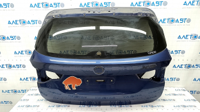 Дверь багажника голая со стеклом BMW X3 G01 18-21 синий C1M, тычка