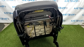 Пассажирское сидение Toyota Prius V 12-17 без airbag, механич, велюр темно-серое + светло-серое, под химчистку
