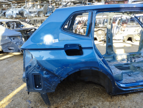 Чверть крило ззаду права VW Tiguan 18- long синя, на кузові, прим'ята, тички