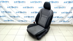 Сидіння водія Nissan Rogue 21-22 без airbag, механічне, ганчірка чорно-сіра Japan built, під чистку