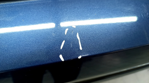Бампер задний голый BMW X3 G01 18-21 X-Line без парктроников, без фаркопа, синий C1M, царапины
