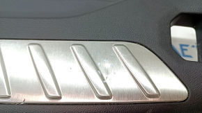 Накладка проема багажника BMW X3 G01 18-21 черная, хром вставки, царапины на хроме, тычка