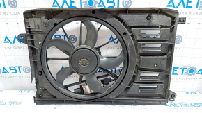 Дифузор кожух радіатора у зборі Ford Fusion mk5 13-20 hybrid, plug-in, зламане кріплення