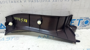 Накладка проема багажника левая Lexus RX350 RX450h 16-22 коричневая