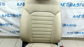 Пассажирское сидение Ford Edge 15- с airbag, электро+механика, подогрев, кожа, бежевое, SEL