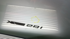 Дверь голая передняя правая BMW X1 F48 16-22 серебро A83, с ограничителем, тычка