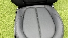 Пасажирське сидіння BMW X1 F48 16-19 без airbag, електро, підігрів, шкіра чорна, топляк не працює електрика, під хімчистку