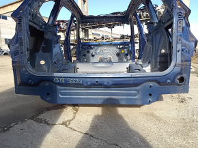 Задняя панель BMW X3 G01 18- 2 части, на кузове, синяя