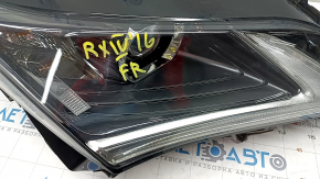 Фара передняя правая в сборе Lexus RX350 RX450h 16-19 без AFS, галоген + LED 1 линза, песок