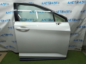 Дверь в сборе передняя правая Lexus RX350 RX450h 16-22 keyless, белый 085, крашена 0.2, тычка