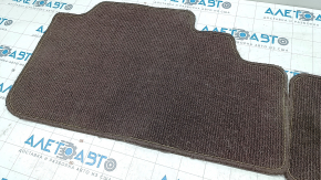 Комплект килимків салону Lexus RX350 RX450h 16-22 ганчірка коричневий, під хімчистку