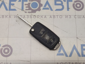 Ключ VW Passat b8 16-19 USA 4 кнопки, раскладной, потерт
