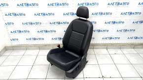 Водительское сидение VW Tiguan 18- с airbag, электро, подогрев, кожа черное, перфорация