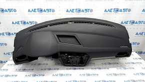 Торпедо передняя панель с AIRBAG VW Tiguan 18- черная, без дефлекторов, без боковых накладок