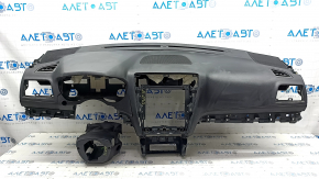 Торпедо передняя панель с AIRBAG Subaru Outback 15-19 черная