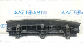 Защита переднего бампера Subaru Outback 15-19 примята, трещины