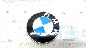 Эмблема значок переднего бампера BMW 3 F30 12-18 песок