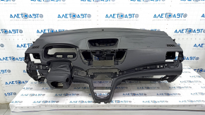 Торпедо передняя панель с AIRBAG Honda CRV 12-14 черная