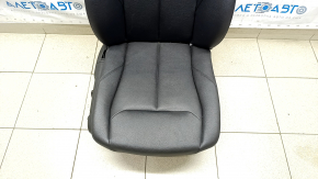 Пасажирське сидіння BMW 3 F30 12-18 з airbag, електро, шкіра чорна