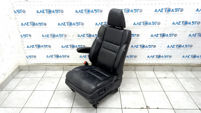 Водительское сидение Honda CRV 12-14 без airbag, кожа черная, электро, подогрев, потерто