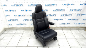 Пасажирське сидіння Honda CRV 12-14 з airbag, механіка, чорна шкіра, підігрів