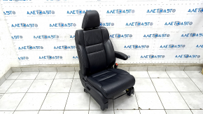 Пассажирское сидение Honda CRV 12-14 с airbag, механика, кожа черная, подогрев