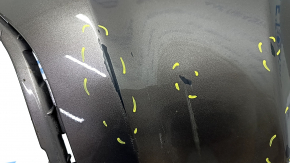Бампер задний голый левый клык Honda CRV 12-14 дорест, коричневый, царапины