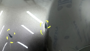 Бампер задний голый левый клык Honda CRV 12-14 дорест, коричневый, царапины