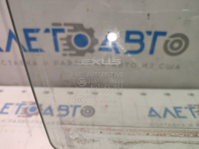 Скло дверей передньої правої Lexus RX350 RX450h 10-15 триплекс, білий відтінок
