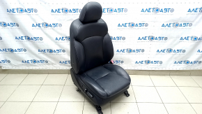 Пасажирське сидіння Lexus IS250 IS350 06-13 з airbag, електро, підігрів, вентиляція шкіра чорна, тріщини на шкірі
