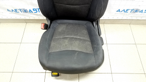 Водійське сидіння Chevrolet Volt 16 - без airbag, механіч, ганчірка чорний синій рядок, під хімчистку