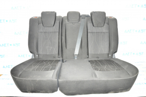 Задній ряд сидінь 2 ряд Ford Ecosport 18-22 ганчірка, чорна, з airbag