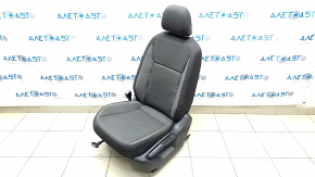 Водительское сидение VW Tiguan 18- без airbag, механич, тряпка, черно-серое под ромб