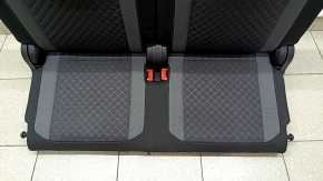 Задний ряд сидений 3 ряд VW Tiguan 18- тряпка, черно-серый под ромб