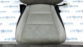 Обшивка сидіння водія Lexus RX350 RX450h 16-19 шкіра сіра, підігрів, під вентиляцію, під хімчистку